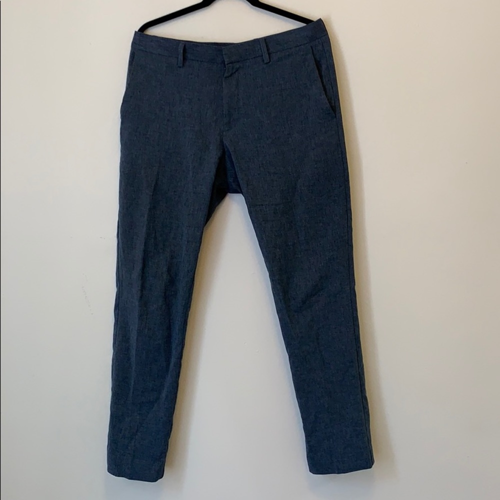 32/32 Slim Fit Men’s Perry Ellis Navy Dress Pants